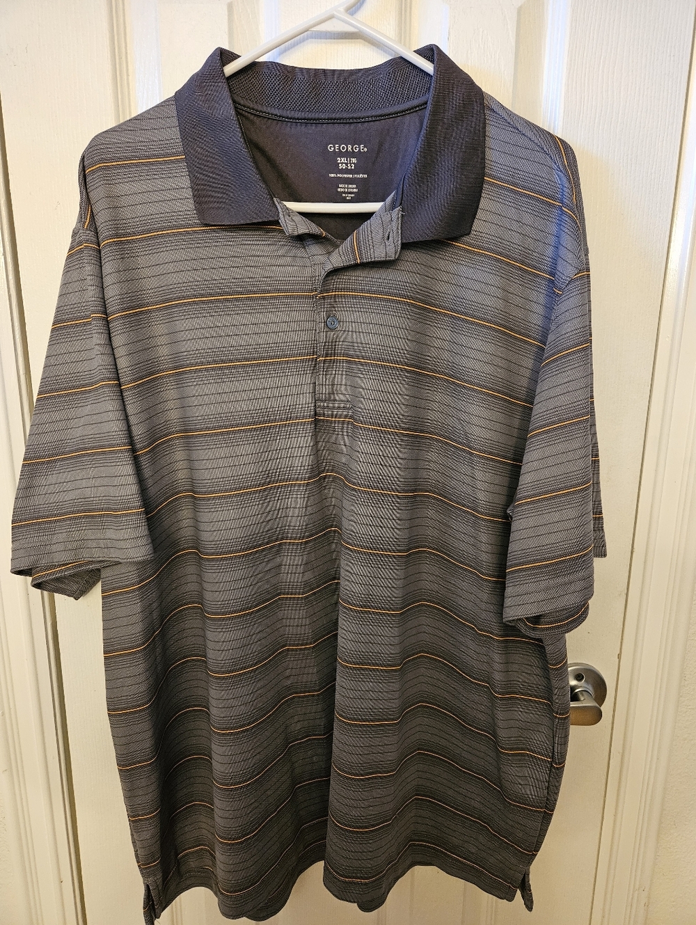 George 2XL Men's Polyester Polo Shirt